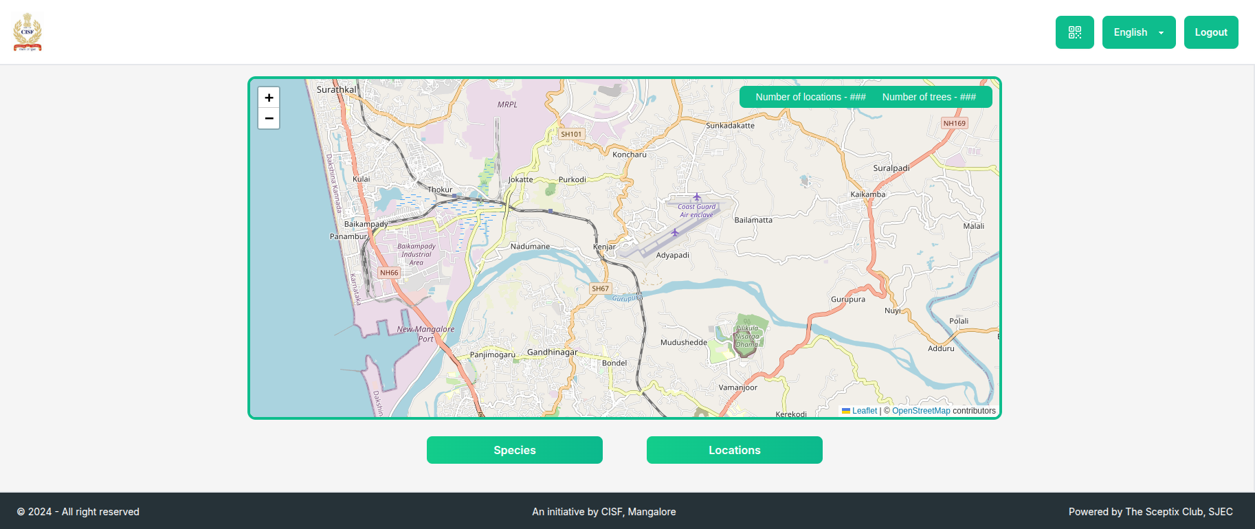 Geotag Website for CISF