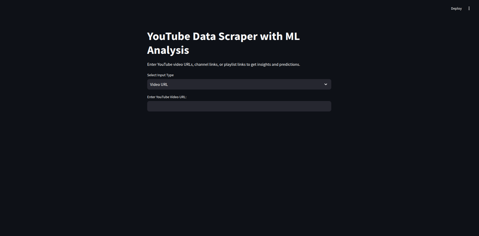 YouTube Data Scraping and Analysis
